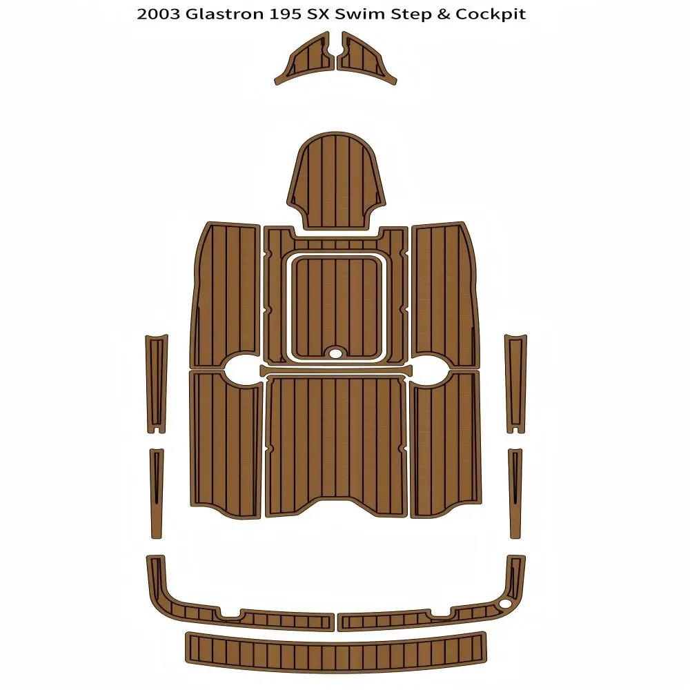 

2003 Glastron 195 SX Платформа для плавания Кокпита Pad Лодка EVA Тиковый пол SeaDek Gatorstep Стиль Самоклеящиеся dwsedfgsehsy56ryy