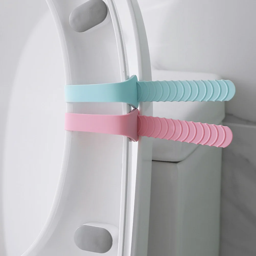 Silicone Toilet Seat Lifter Handle, Multifunction Toilet Lifting Device Avoid Touching Toilet Lid Handle Lifter Easy Application