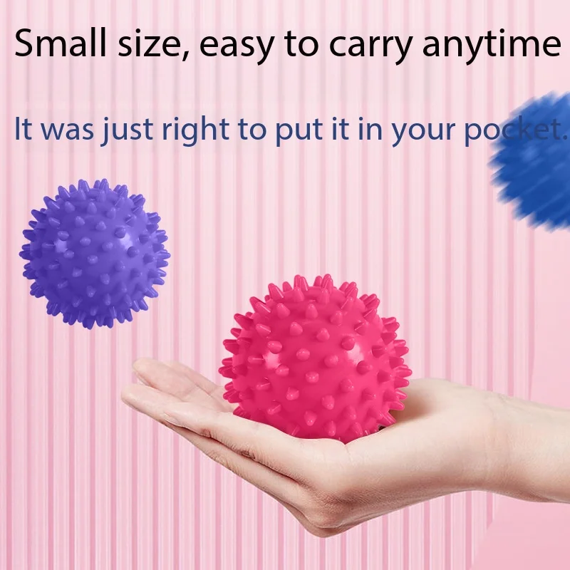 9cm Spiky Massage Ball, Hand Foot Waist Back Relax, Yoga Use, Plantar Fasciitis Relief & Acupoint Massage - view 6