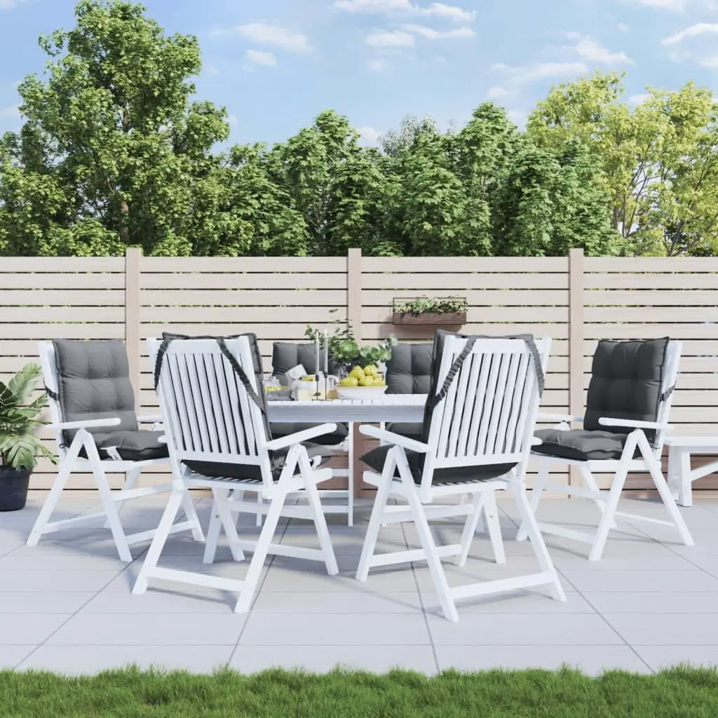 

Low Back Chair Cushions 39x20x3in Water Resistant Oxford Seat Pads Indoor Outdoor Dining Patio Garden Set 6 Customized