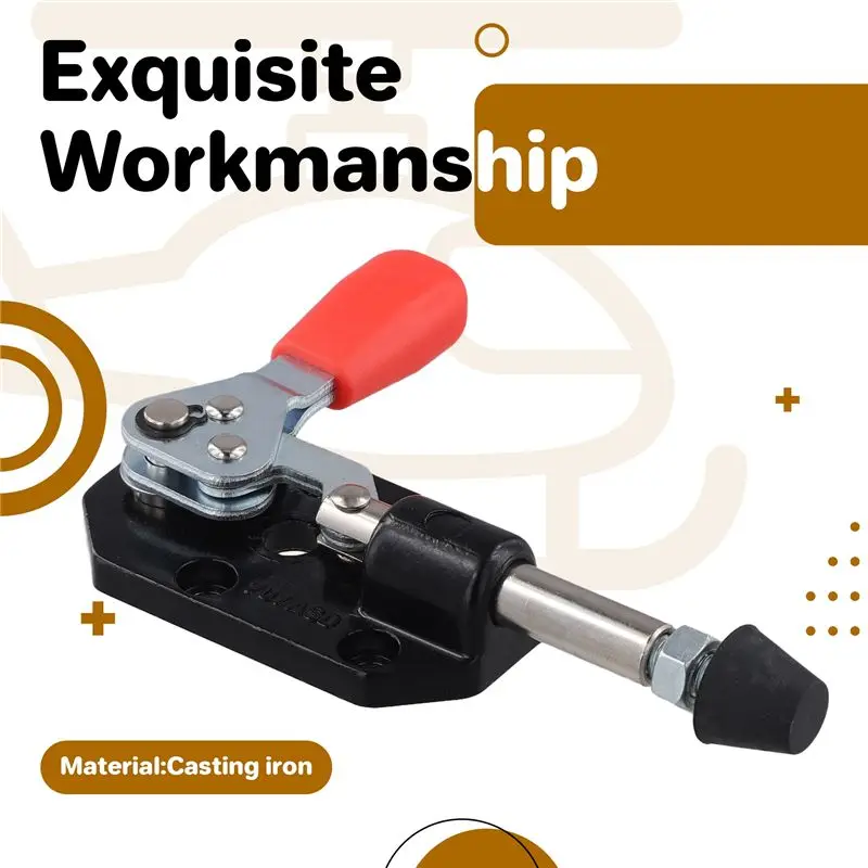 A74E-Versatile Quick Release Push-Pull Toggle Clamp For Woodworking, 20Mm Stroke, Table Fixed Power Pliers 302CL