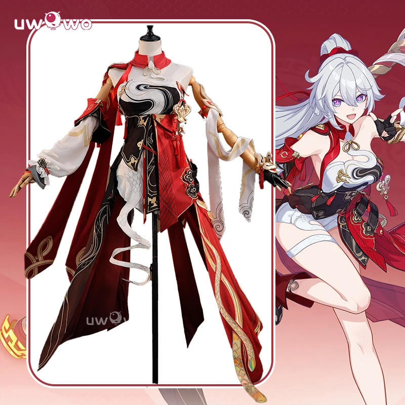 

UWOWO Collab Series: Kiana Cosplay Game Honkai Impact 3 Kiana Ba-Dum! Fiery Wishing Star Cosplay Costume S-XL Halloween Costume