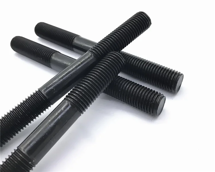 2pcs M10 carbon steel double head screw bolt rod bar home decoration screws bolts 60mm-100mm length