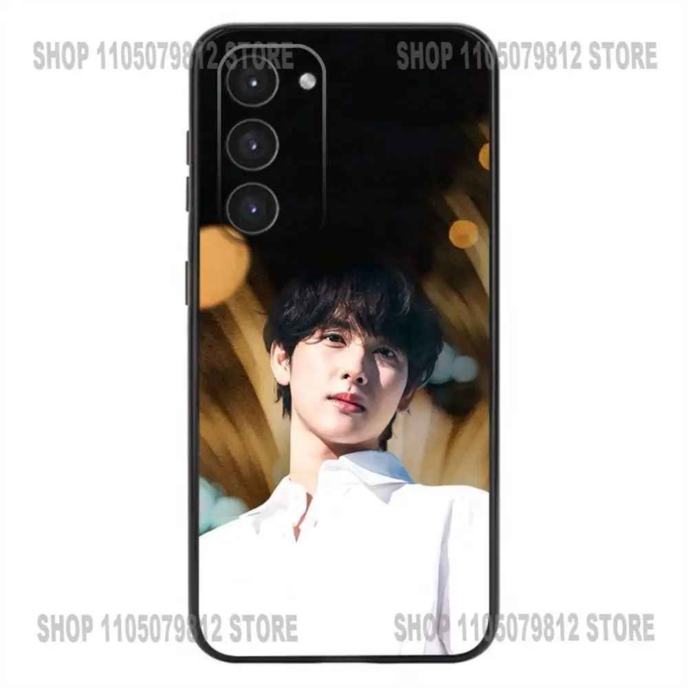 حافظة هاتف Y-Yim Siwan لهاتف سامسونج جالاكسي A20,21s,22,31,32,52,53,72,73,80,91 غطاء أسود من السيليكون الناعم