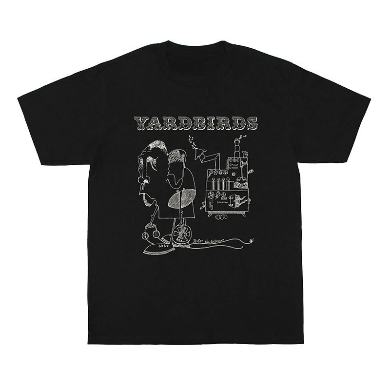 Yardbirds Young Birds Band Rock Music Surroundings Short-Sleeved T-shirt American Casual Round-neck Daily T-Shirt