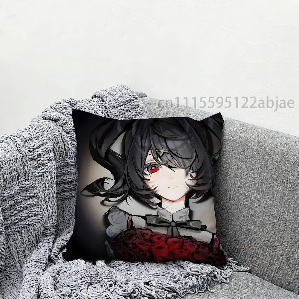 A-Ame Chan Needy Streamer Overload Throw Pillow Case 40x40cm Decoration DIY Square Chair Pillowcase Pad Cover