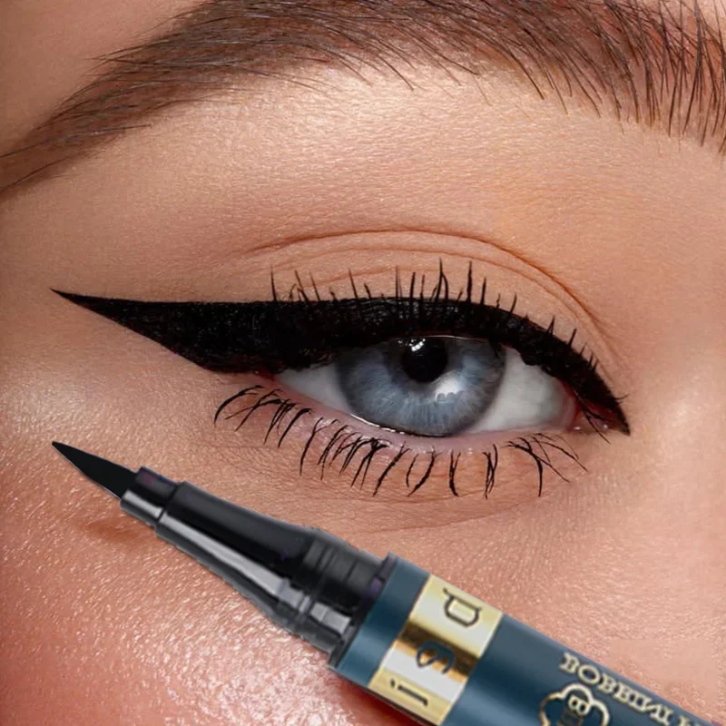 Delineador líquido azul fosco, à prova d'água, duradouro, branco, à prova de suor, secagem rápida, lápis, olhos, cosméticos, maquiagem, 5 cores
