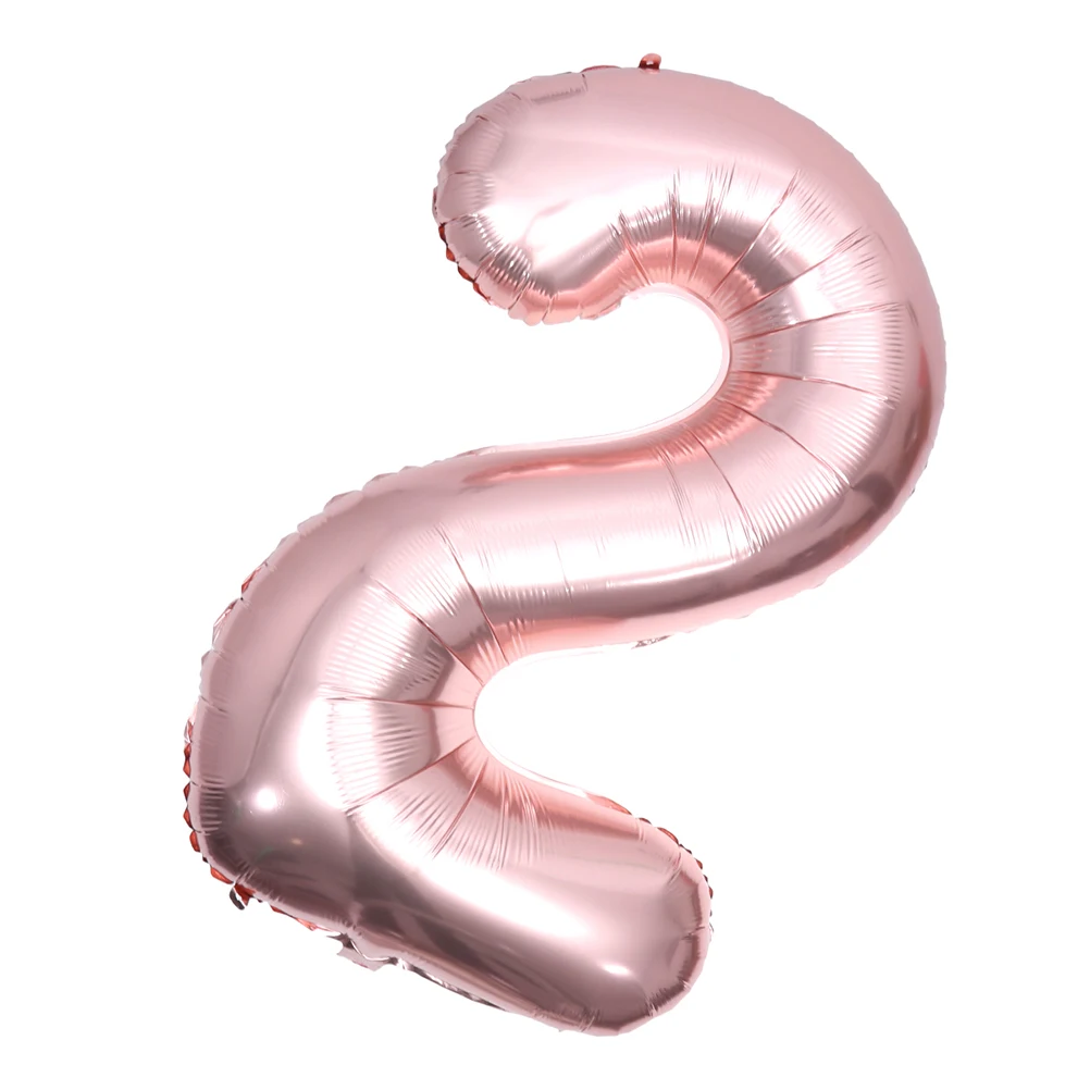 

Rose Gold 40 Inch Number 21 Balloon Jumbo Foil Party Decorations Birthday Anniversary Photo Props Reusable