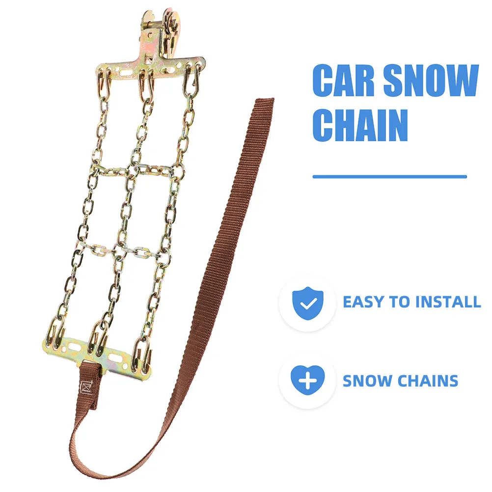 

2pcs Car Anti-Skid Reinforced For Pickup Truck Durable Winter Tire Chain Truck Snow Chains Tire Snow Chains Car Tyre Chain