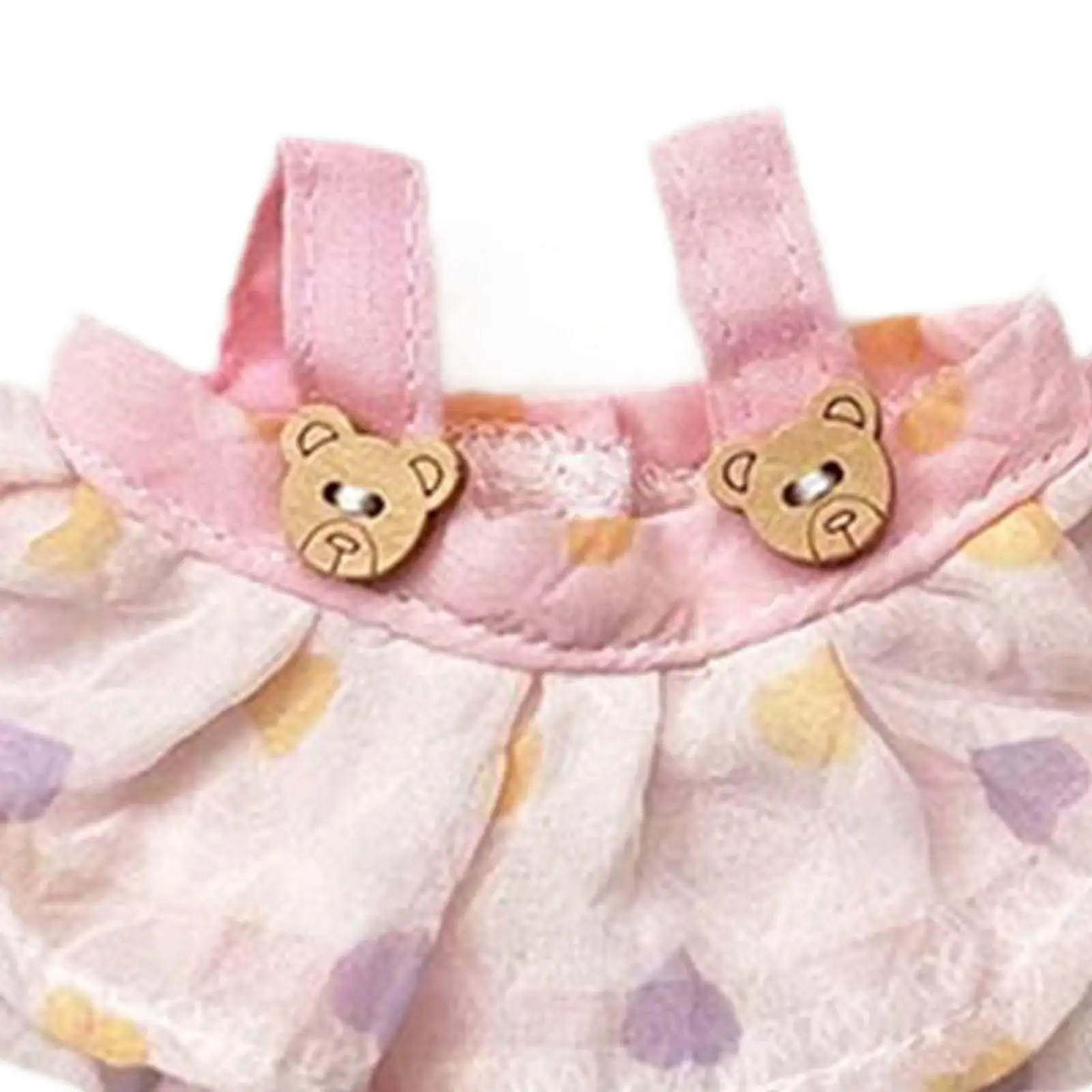 Conjunto de minifalda de muñeca para niñas pequeñas, ropa de muñeca elegante, muñecas de tela