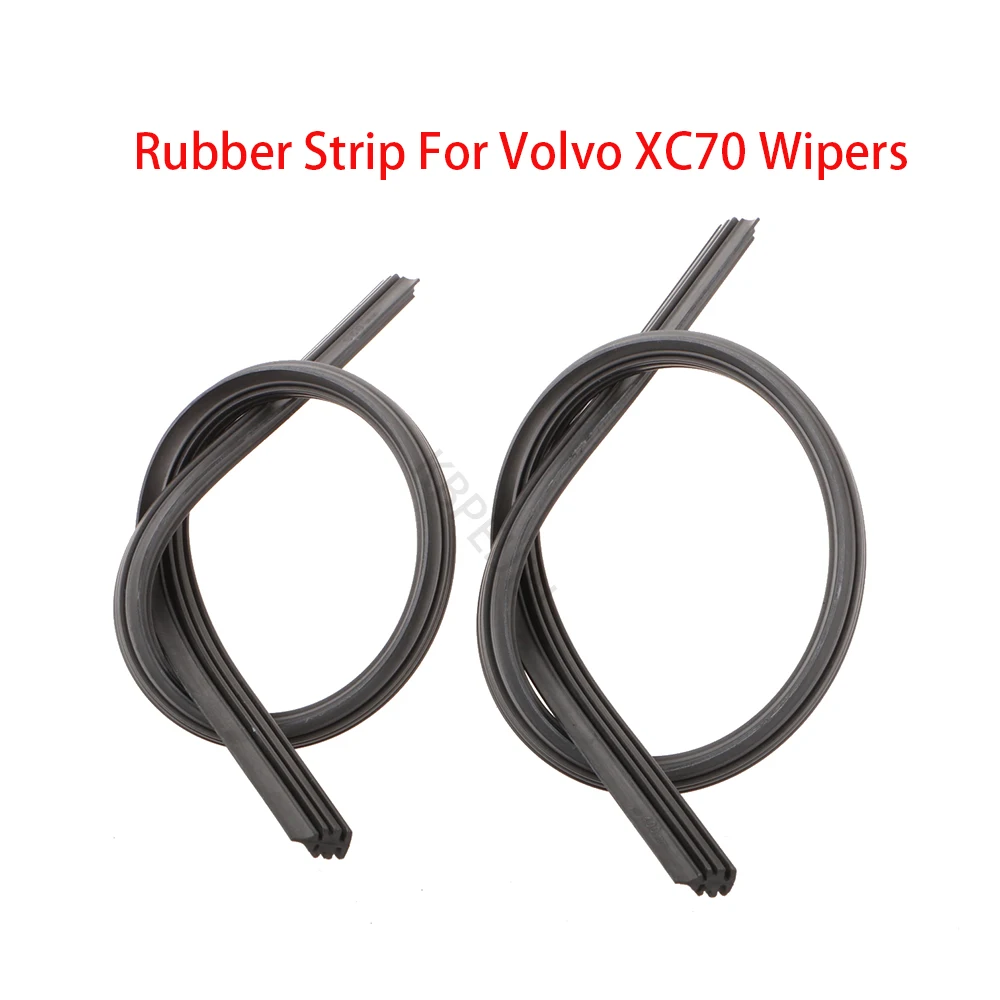 1Set For Volvo XC70 2008 2015 2016 Car Wiper Refill Rubber Strip 20" 26" Wipers Blade Accessories