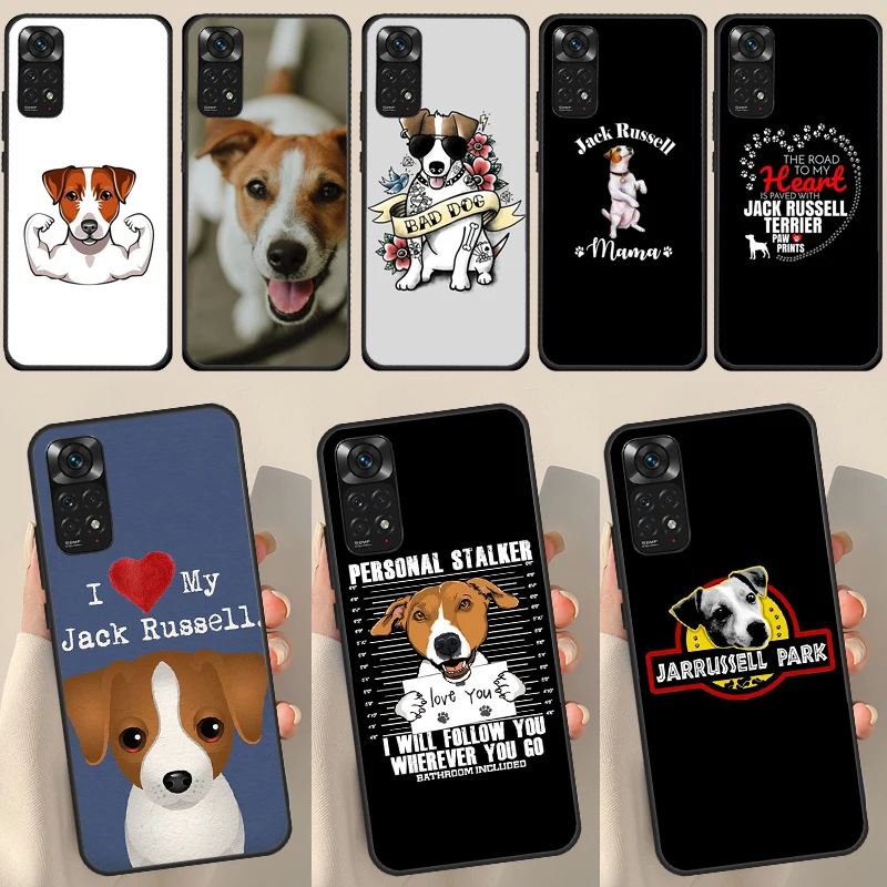 Jack Russell Terrier Dog For Redmi Note 12 Pro Plus Cover For Redmi Note 10 8 9 11 Pro 12S 11S 10S 9S 9C 10C 12C Case