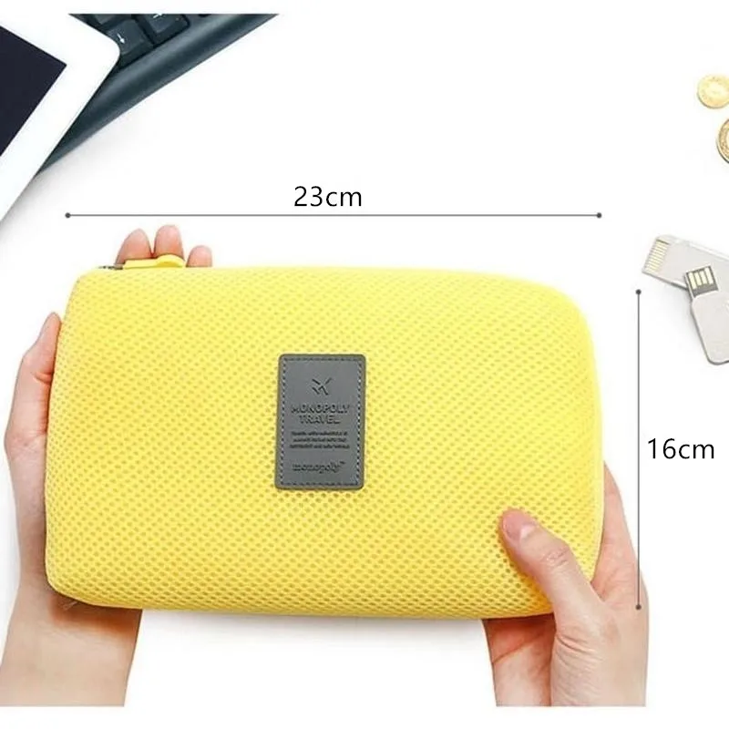 New Multifunctional Digital Storage Bag Travel Phone Charger Data Cable Storage Bag Earphone Shockproof Small Makeup Bag