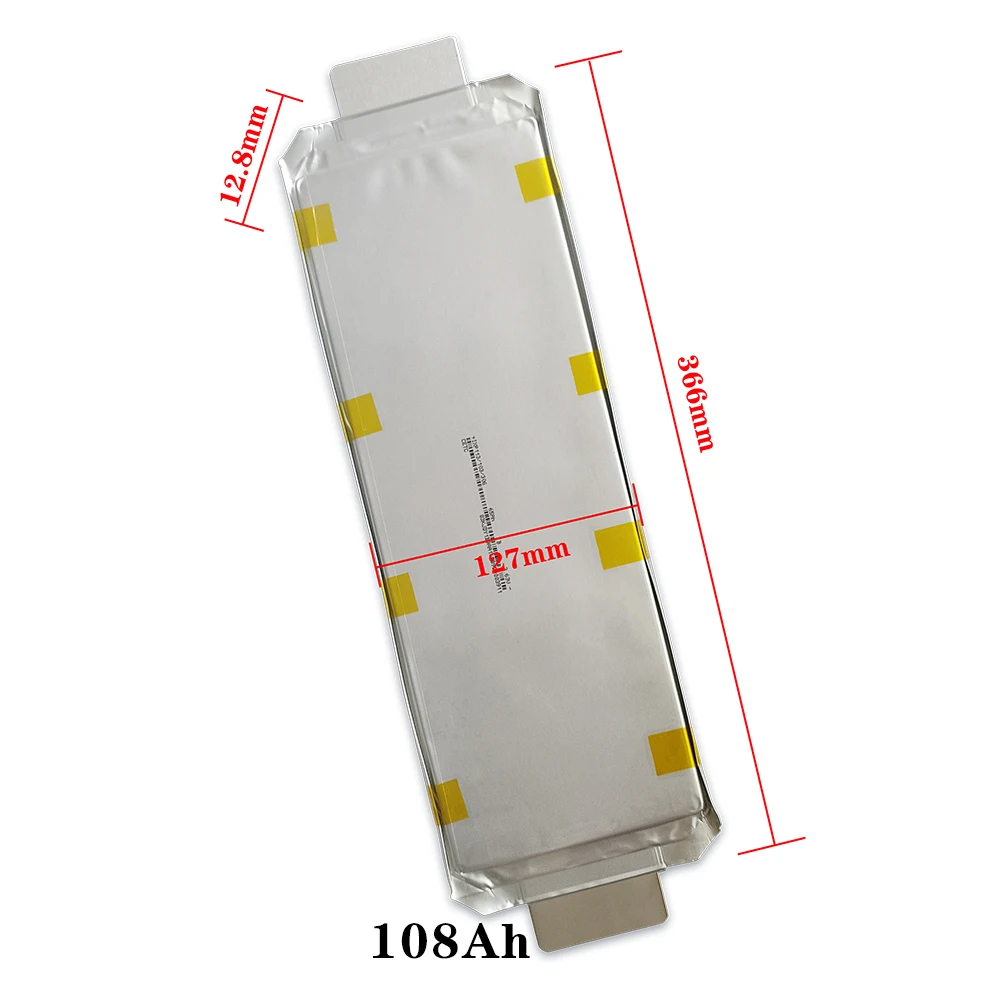 Ternary Polymer Battery Prismatic Lipo Batteries Rechargeable 10c 108ah 3.7v nmc Li-ion Pouch Cell For Drone Uav