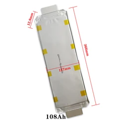 Ternary Polymer Battery Prismatic Lipo Batteries Rechargeable 10c 108ah 3.7v nmc Li-ion Pouch Cell For Drone Uav