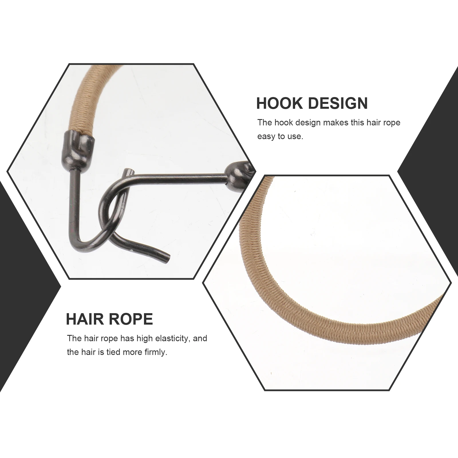 

20 Pcs Hair Dryer Ponytail Elastic Bands Accessories Styling Aids Elastics Clips for Women Natural