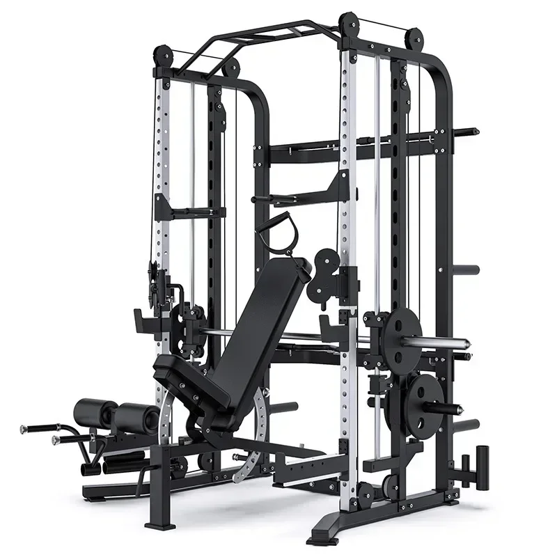 Wholesale Comprehensive Training Device Gym Equipment Multifunction Smith Machine for Fitness Home Exercise