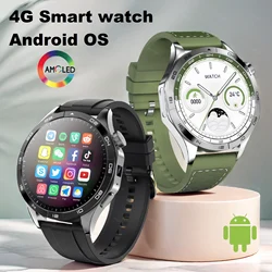 2024 Original Smart watches for Men For Huawei GT4 Pro AMOLED Android OS With 4g Sim Card Wifi GPS Metal Waterproof Clock 1.43