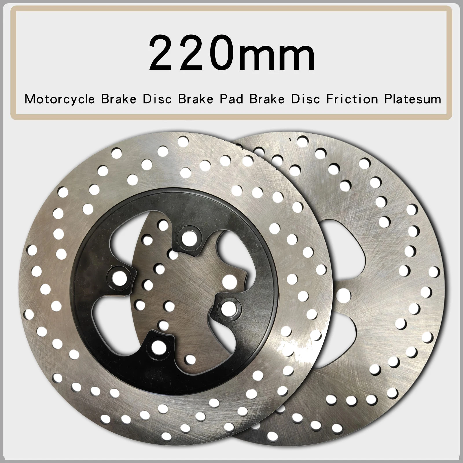 Disque De Frein Flottant Pour Moto - 210mm, 4 Trous, Avant/arrière - Universel Pour Pit Bike, Dirt Bike Et Custom