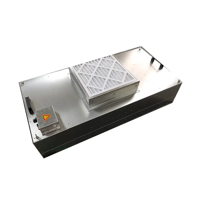 FFU Fan Filter Unit The HEPA Filter System Ceiling Of Cleanroom