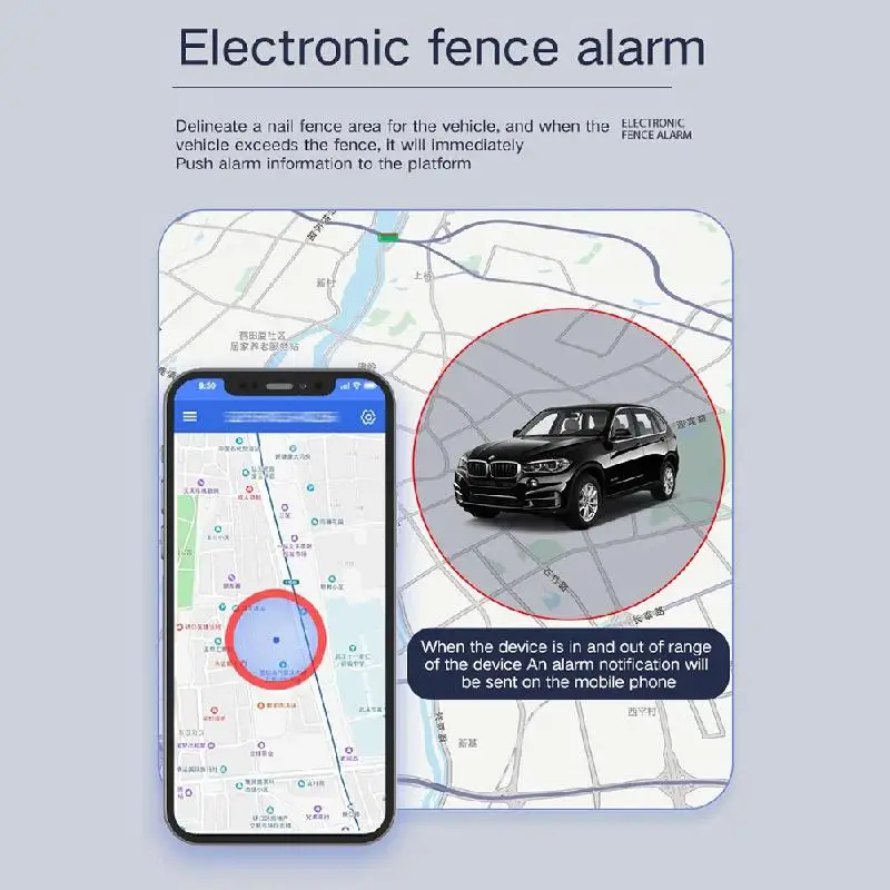 Автомобильный GPS-трекер GF-08, устройство слежения против потери домашних животных, управление через приложение, магнитное крепление, 2G, отслеживание в реальном времени, SIM-сообщение