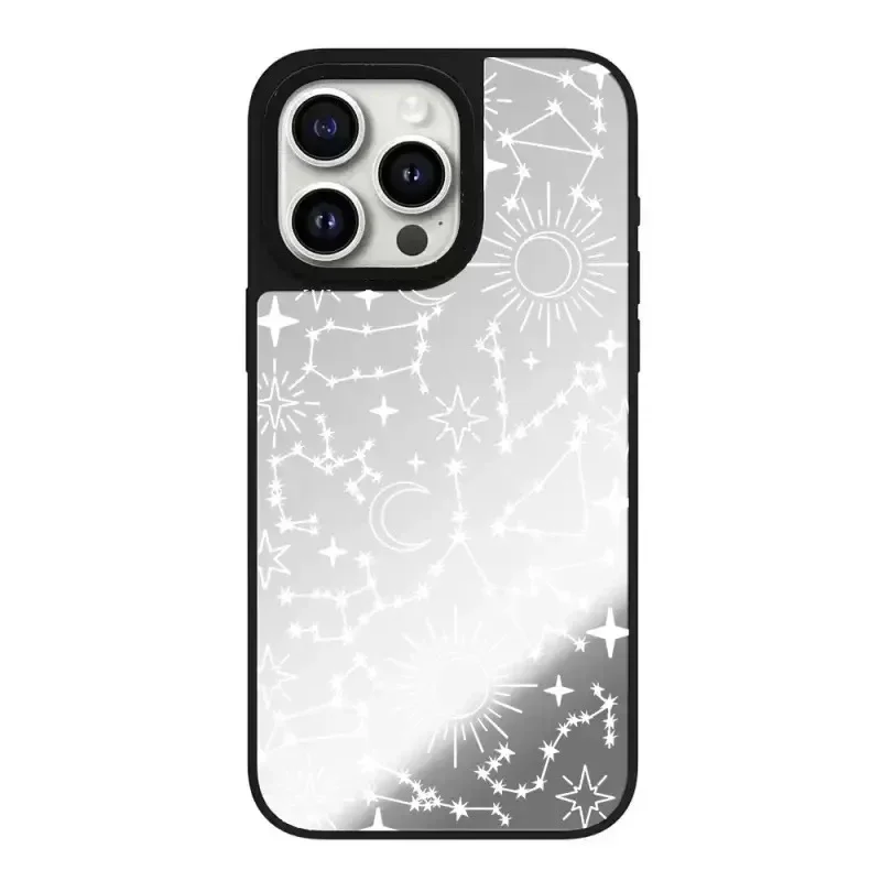 IPhone用磁気ミラーケース,iPhone 11,12,13,14,15,16 pro max用のクリエイティブケース
