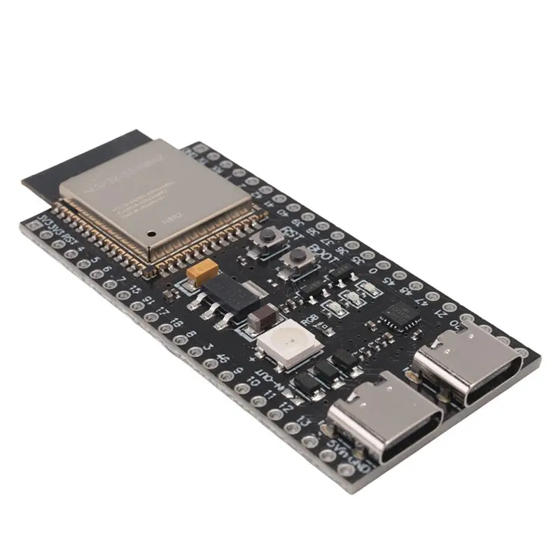 

ABBG-1 PCS ESP32 ESP32-S3 Wifi+Bluetooth Iot Dual Type-C Development Board ESP32-C6-Devkitc-1 Development Board Plastic