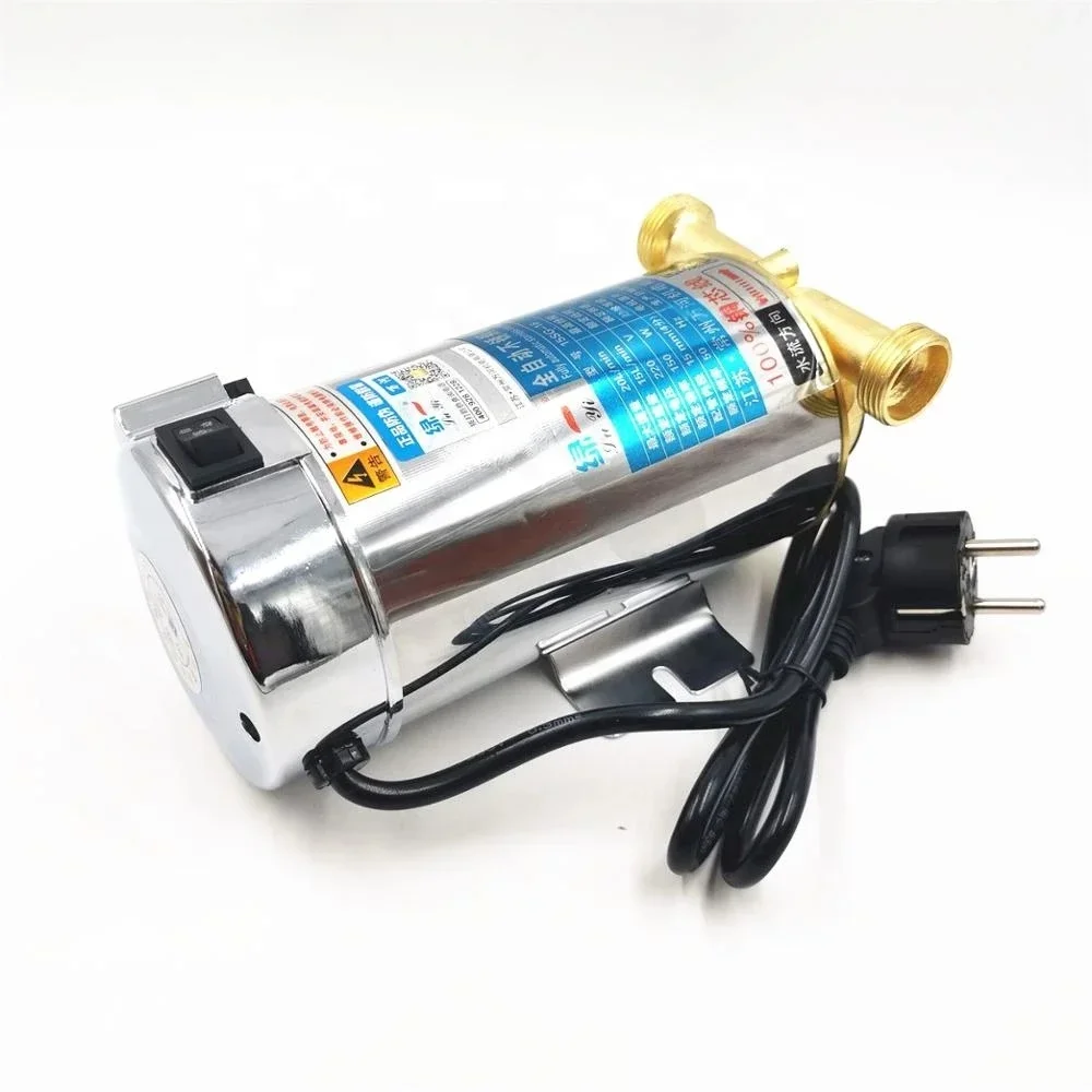 

220V booster pump household silent, for water pipes/heaters, with automatic flow switch, solar hot and cold water pump