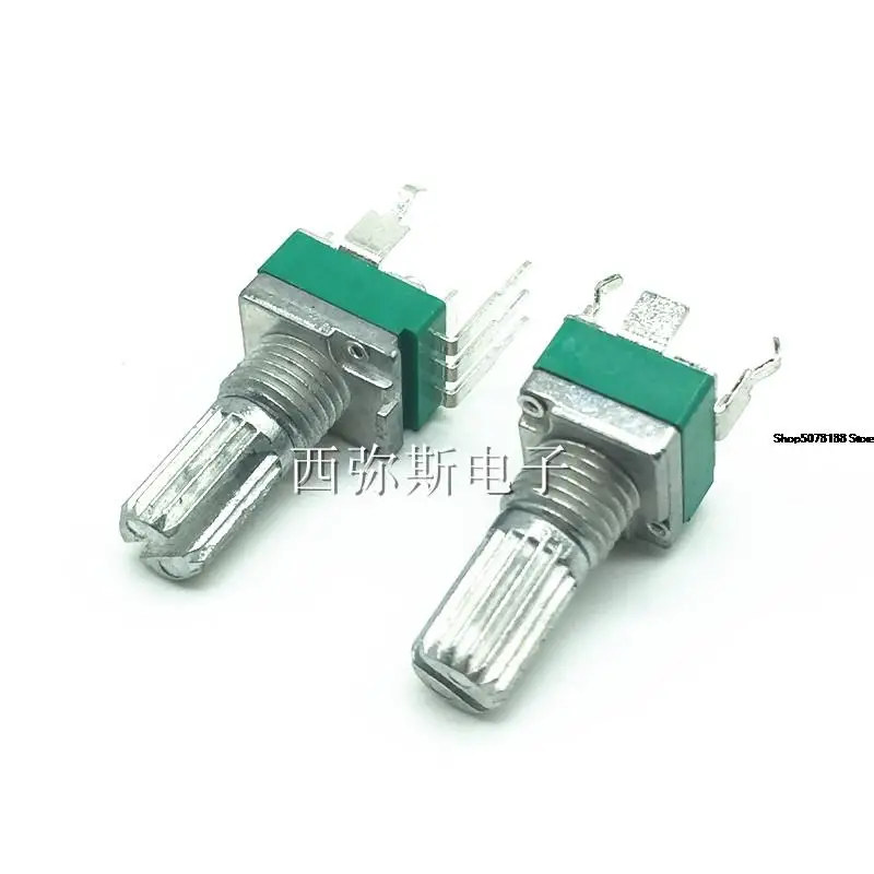 09 precision single potentiometer b10k b500k 3-pin vertical corner sound volume amplifier with bracket