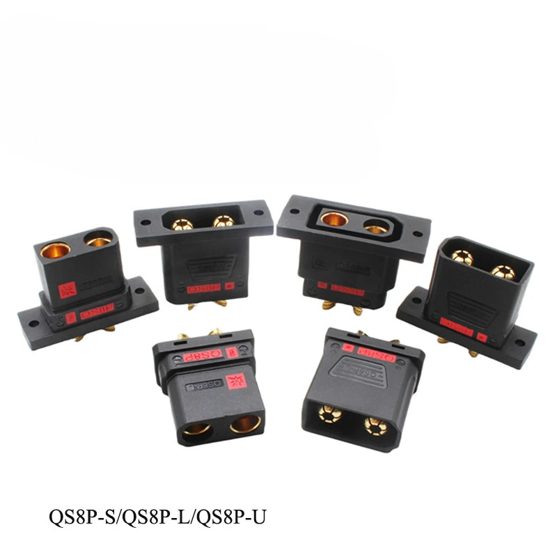 130-180A QS8P-S QS8P-L QS8P-U Male Female Plug for Aviation Model Forklift QS8 Series Lithium Battery Anti Spark Quick Connector