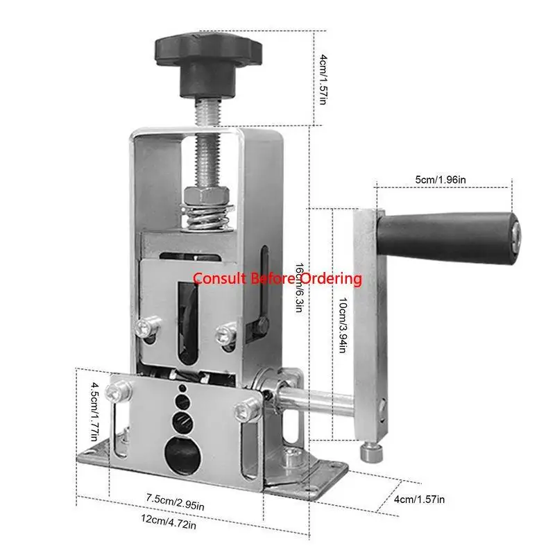 

Wire Stripper Machine Manual Scrap Electric Machine Cable Management Tool Ergonomic For Construction