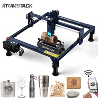 ATOMSTACK A10 S10 X7 PRO 50W 410mmx850mm Portable Animal Tag Glass Metal Laser Engraving and Cutting Machine for All Materials