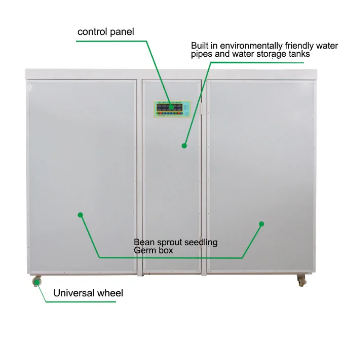 Bean Sprout Incubator Seeds Sprouting Machine Mung Bean Grass Sprout Machine