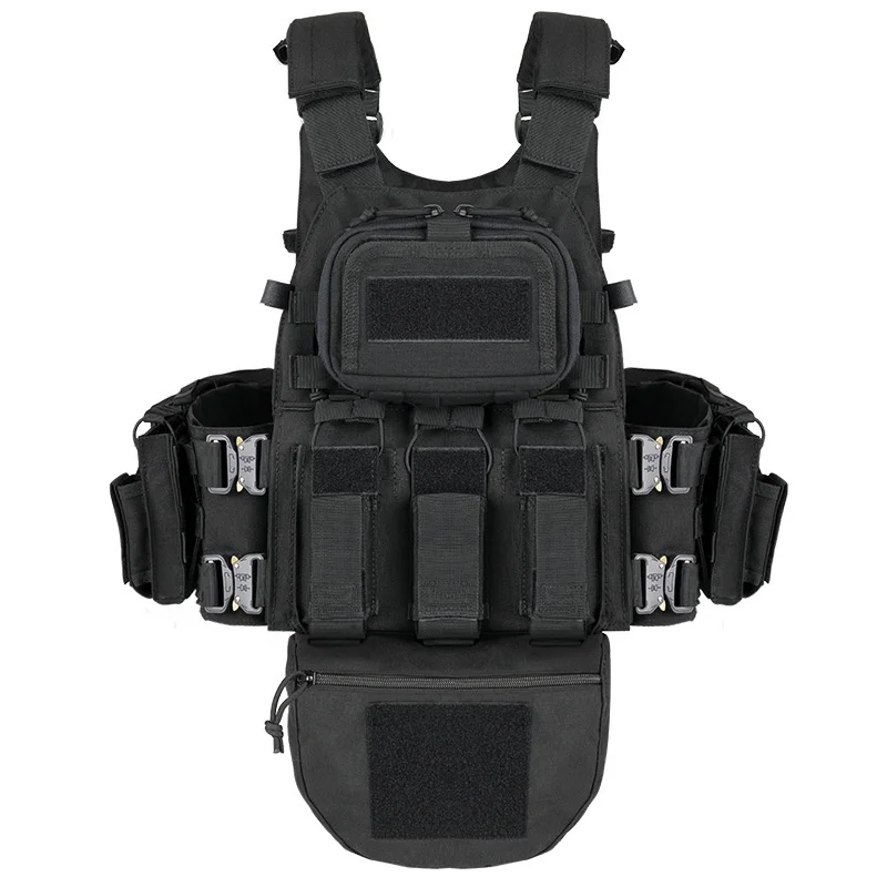 Imagem -04 - Colete Tático Protetor Completo Treinamento de Camuflagem ao ar Livre Real Person Multifunctional Combat Vest cs