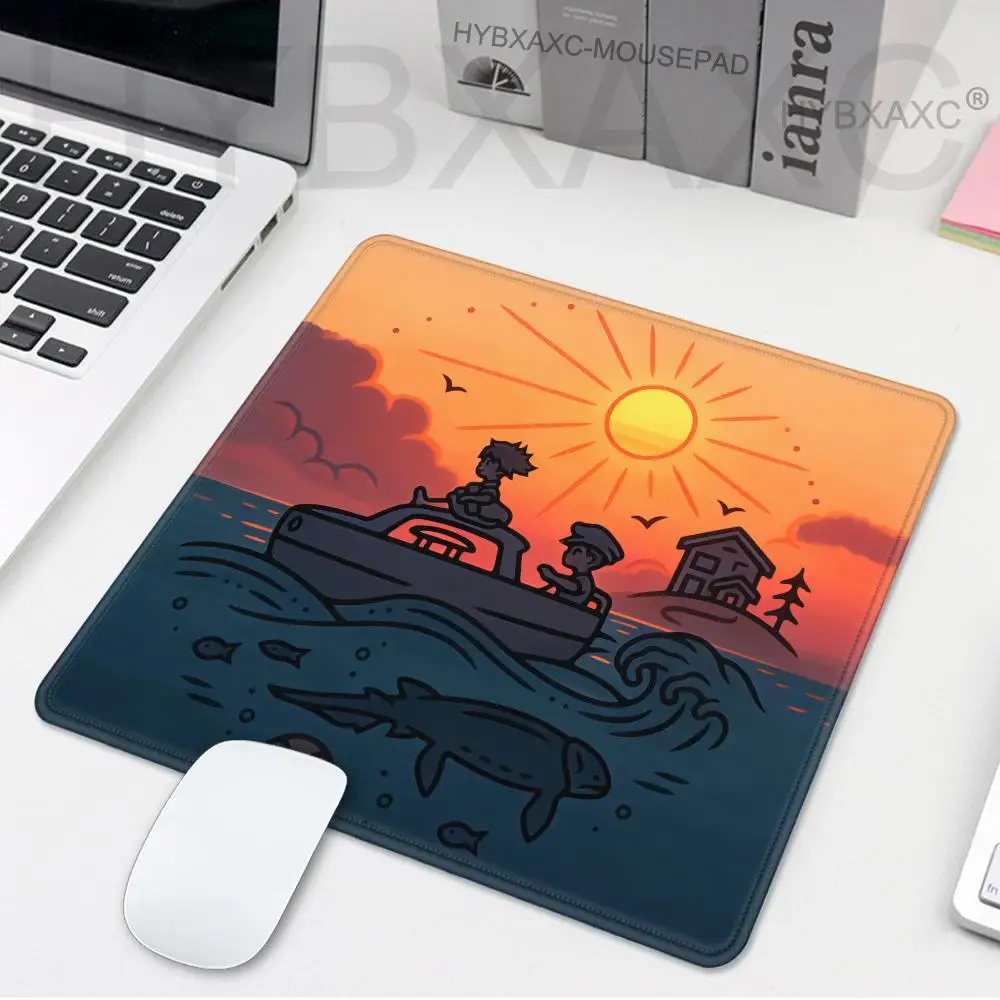 

HYBXAXC G-Ghi bli L-Inspi red Rectangular Small Mouse Pad Desk Desktop Computer Keyboard Wireless Boy Girl Gift for Play games