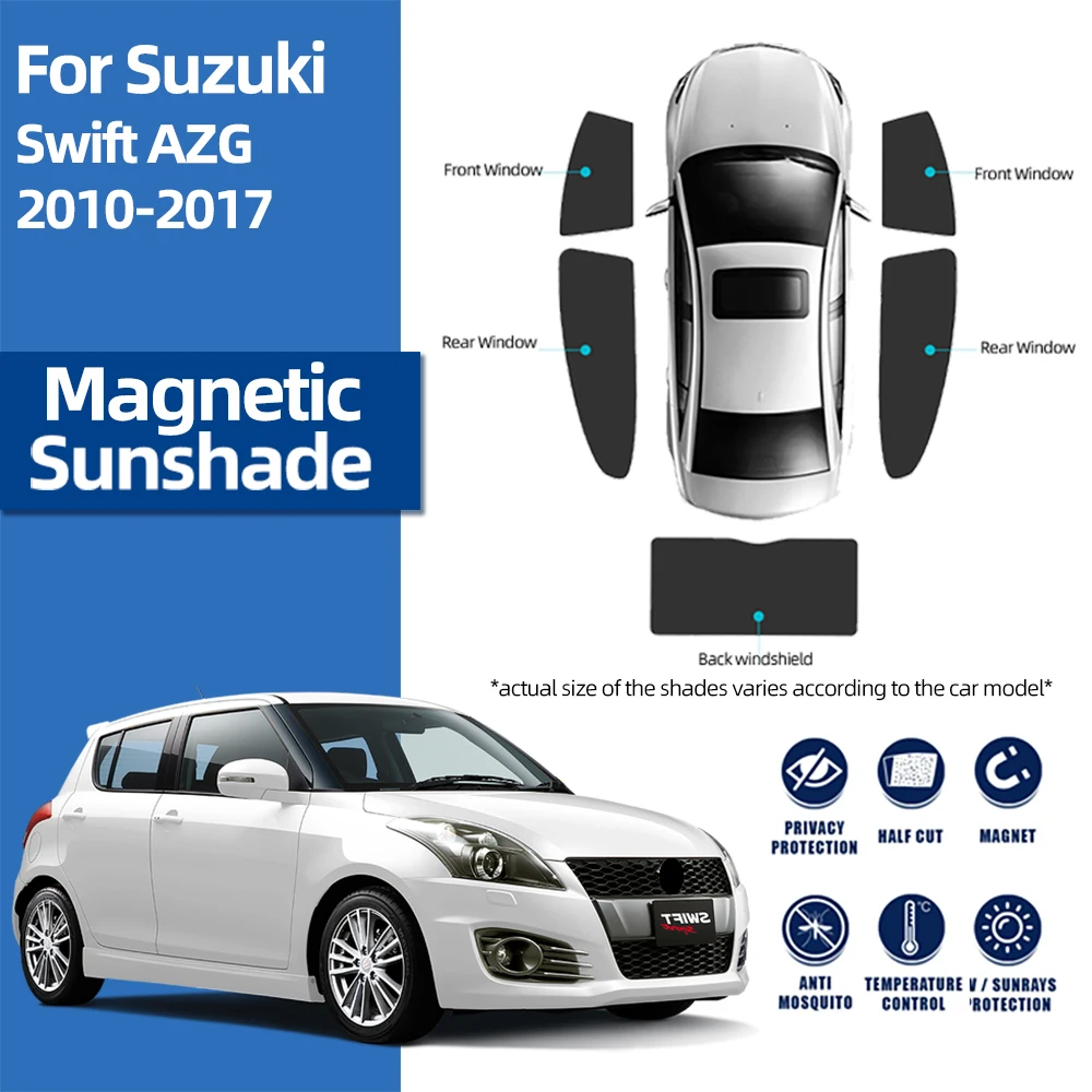 

Для Suzuki Swift AZG 2010-2017 магнитный автомобильный солнцезащитный козырек переднее лобовое стекло занавеска заднее боковое детское окно солнцезащитный козырек