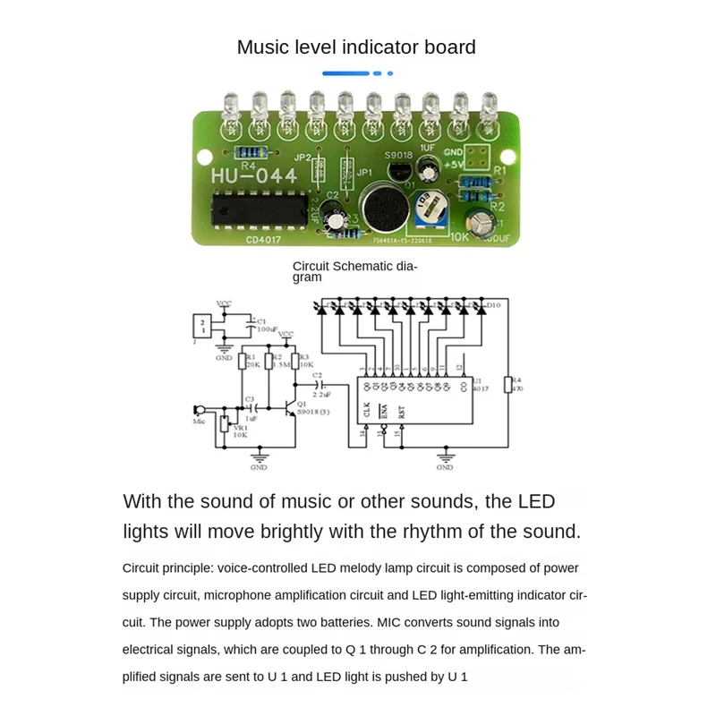 Электронный комплект «сделай сам», Bluetooth-динамик, музыкальный спектр, паяльная практика, флэш-дисплей, проект для пайки, DIYB