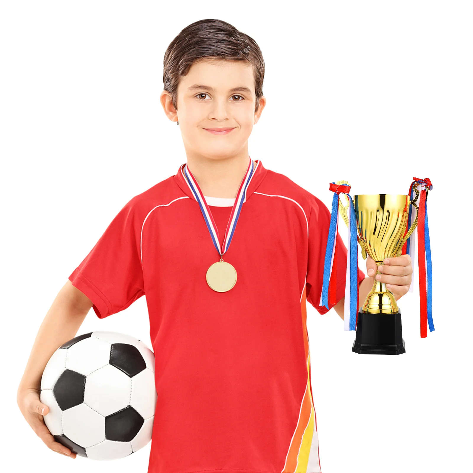 Honor Trophy School Game The Medal Classic Golden Color Sports Competition Prize Cup for Winner Athletics