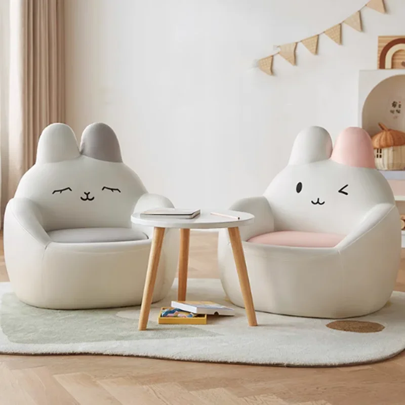 Reading Corner Children Sofa European Minimalist Individual Fabric Children Sofa Puffs Lounge Divani Soggiorno Furniture