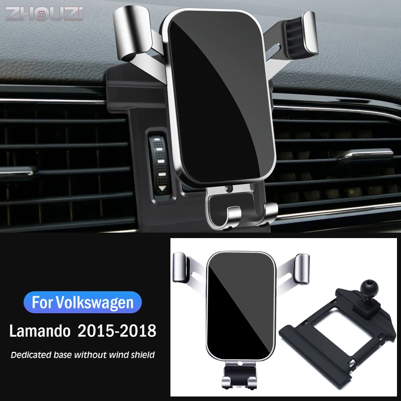 Car Mobile Phone Holder For Volkswagen VW Lamando 2015-2018 Special Mounts GPS Stand Gravity Navigation Bracket Auto Accessories