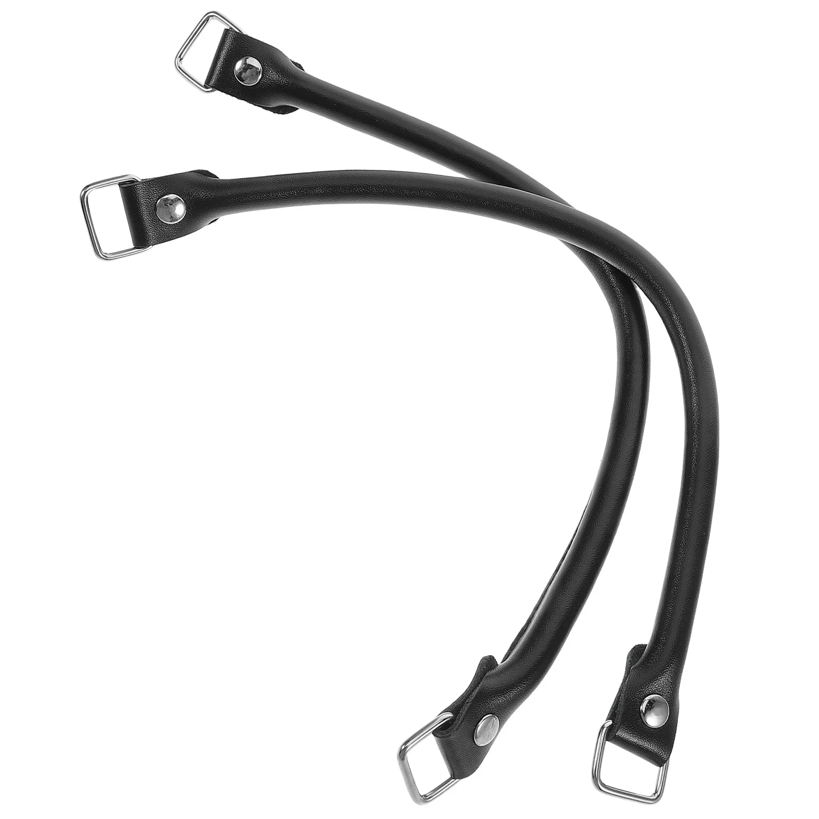 2 قطعة حمل حقيبة حزام 38 سنتيمتر انفصال حقيبة يد مقبض DIY بها بنفسك اكسسوارات الأسود حمل حقيبة حزام مقبض حقيبة يد