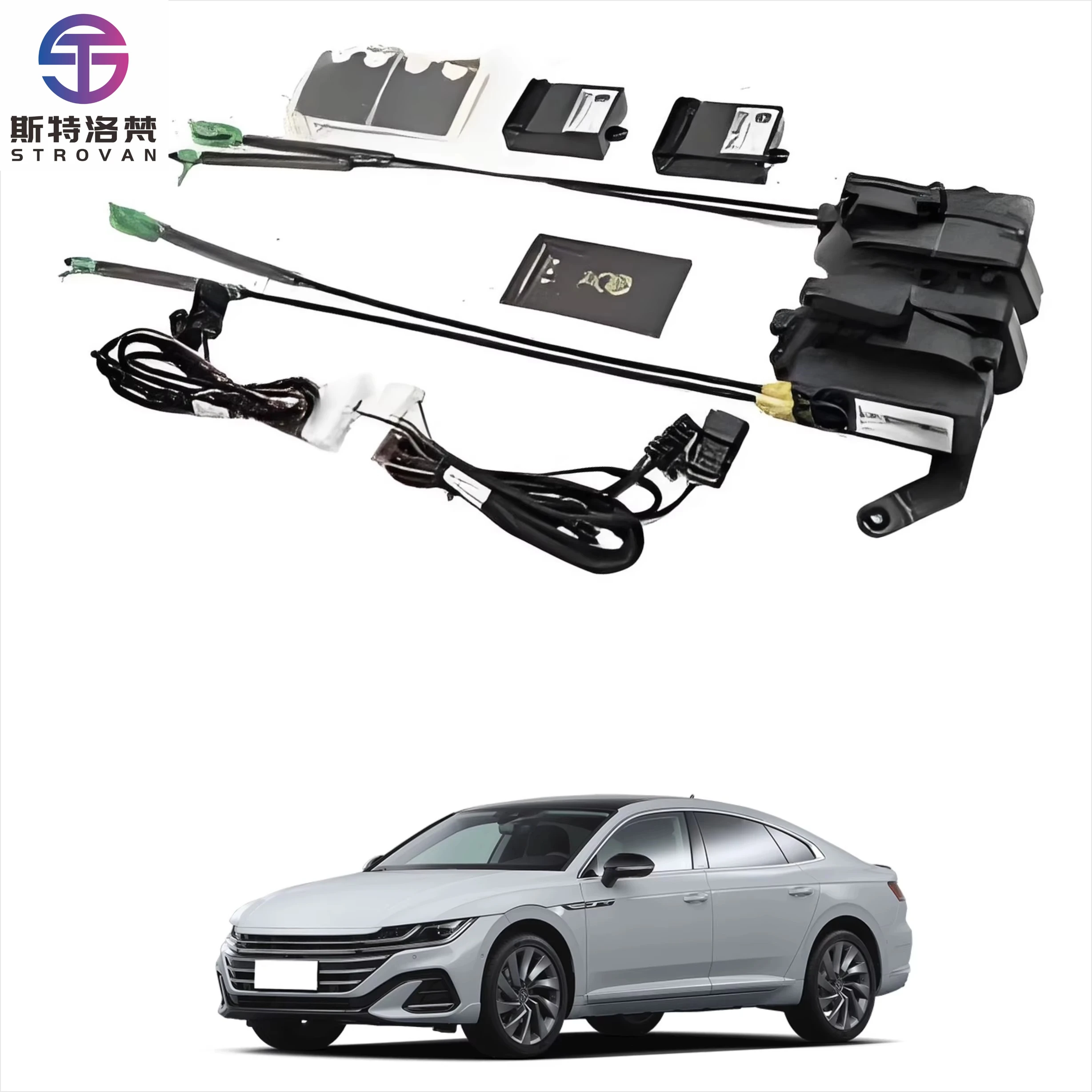 

New Electric Four-door Suction Doors Automatic Vacuum Lock Car Update Parts Outlander for VW CC 2019