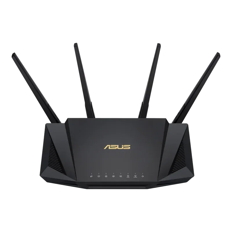 ASUS RT-AX58U RT-AX3000 802.11AX WiFi 6 Dual-Band Router, MU-MIMO, OFDMA, AiMesh WiFi System, AiProtection Pro Network Security