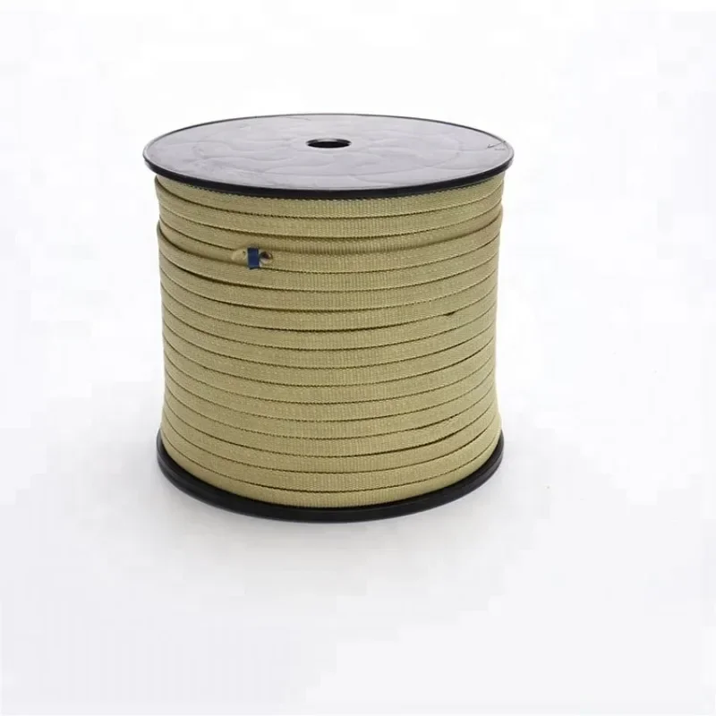 12*4mm Roller Aramid Rope Fiber Rope toughened Oven Roller Tapes Ropes