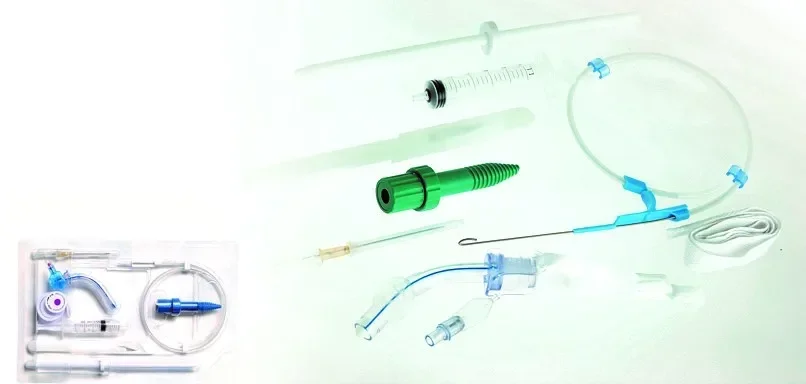 China Factory Suppliers Directly Supply Medical Instruments Disposable Percutaneous Tracheostomy Set For Operation Manual