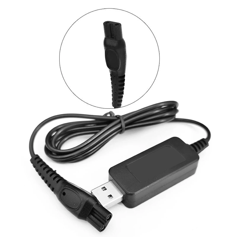 Cable de enchufe de carga USB HQ8505, cargador de Cable de alimentación, adaptador eléctrico para afeitadoras 7120 7140 7160 7165 7141 7240