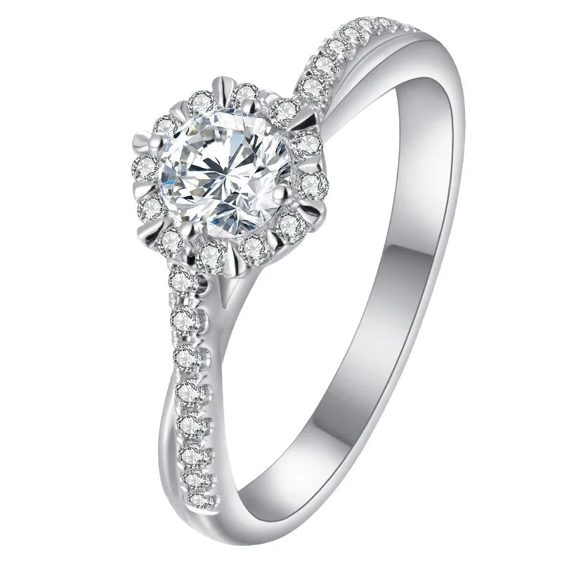 Platina Pt950 2023 Nieuwe Ins Stijl Gepersonaliseerde Mode Ster Droom Moissanite Diamanten Gesloten Ring