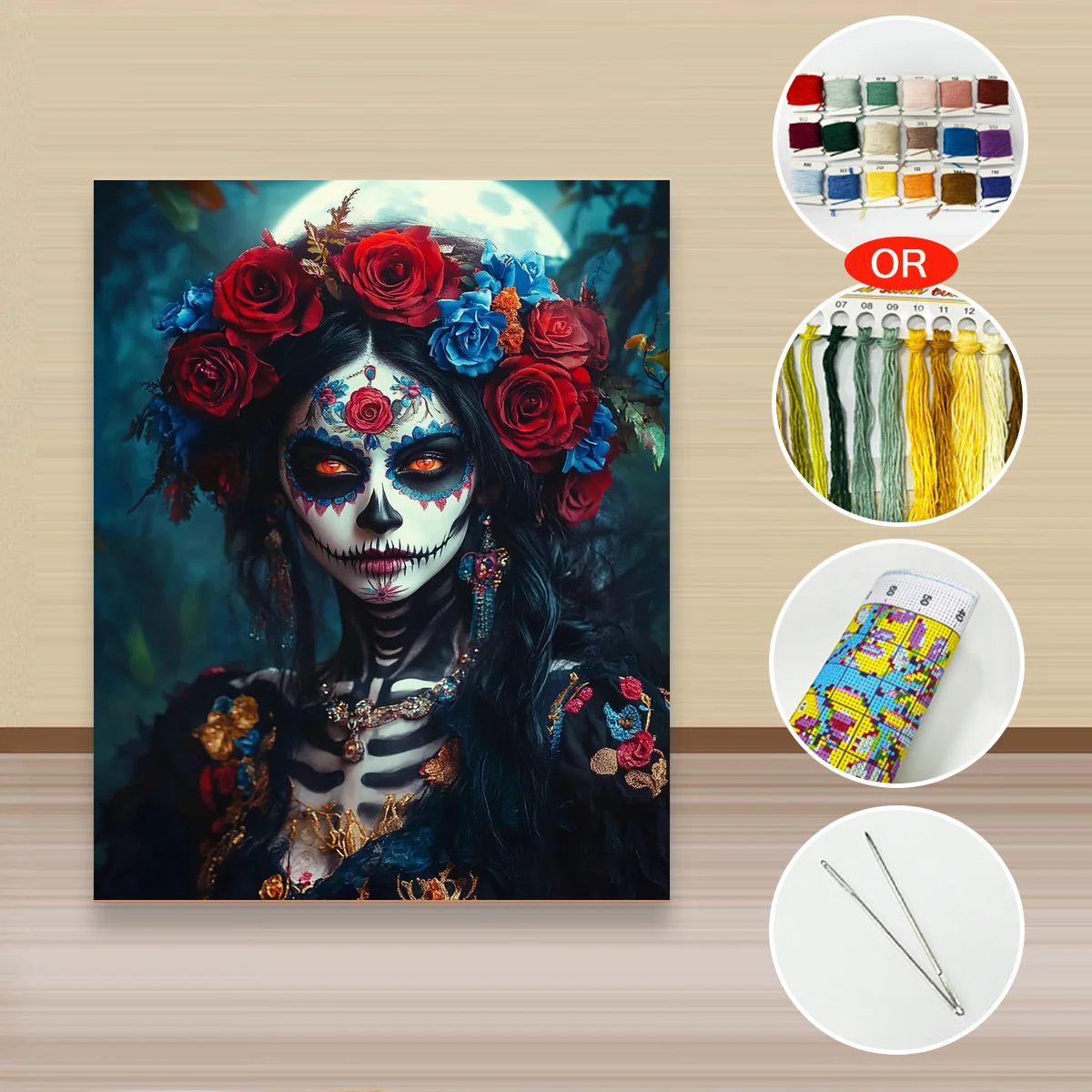 Набор для вышивания крестиком 1PC40X50CM/15.7X19.69in, 11CT/14CT, подарок на День святого Валентина, набор для вышивки к празднику, «Убитая невеста»