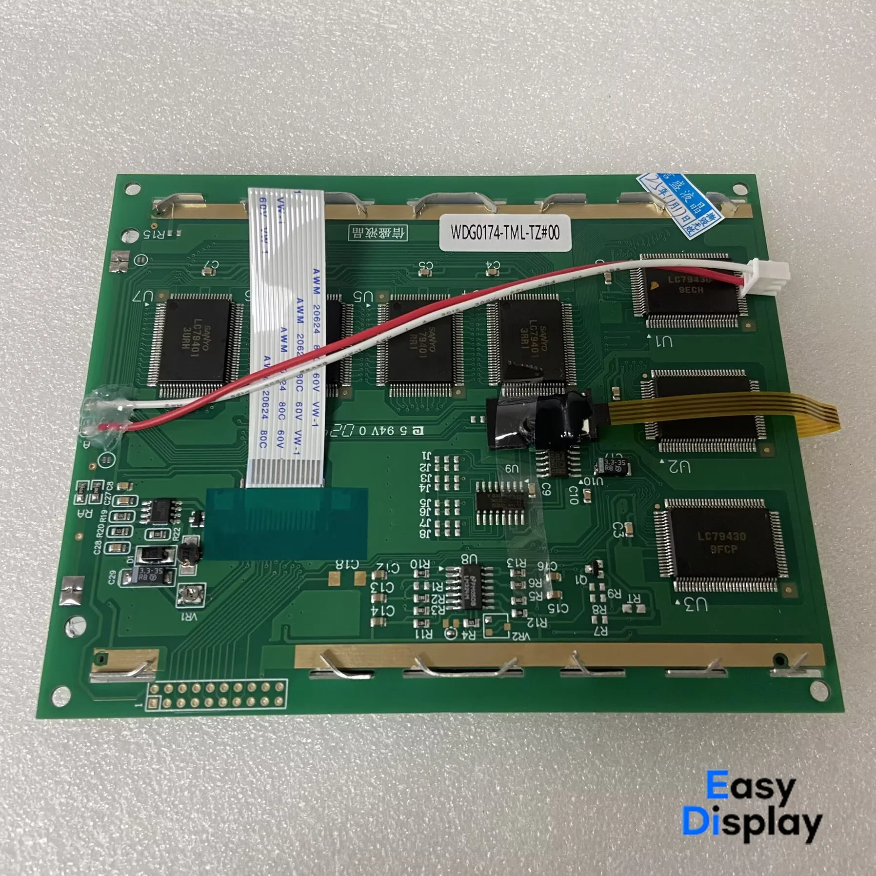 New WDG0174-TML-TZ#00 with Touch Compatible LCD Display Panel 90 Days Warranty