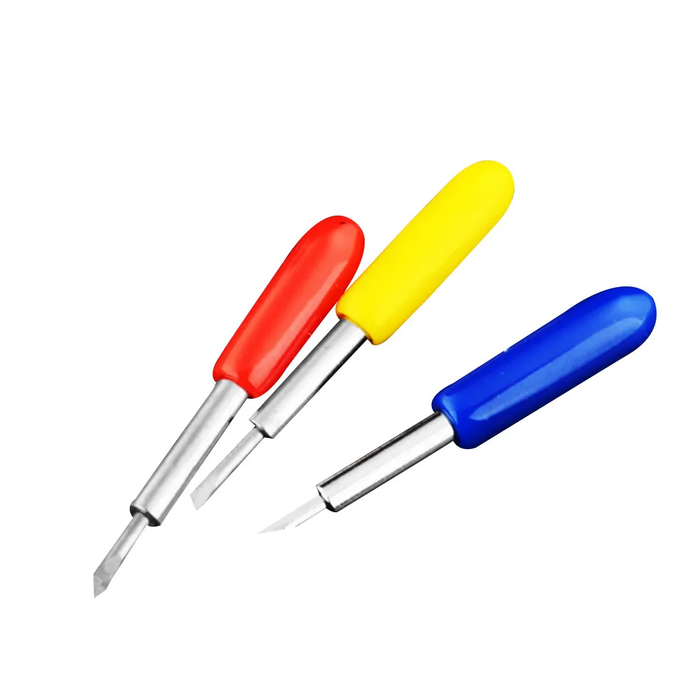 

15pcs Lettering Knife Set Durable Blades for Computer Cutting Plotter Vinyl Engraving Red Storage Tools